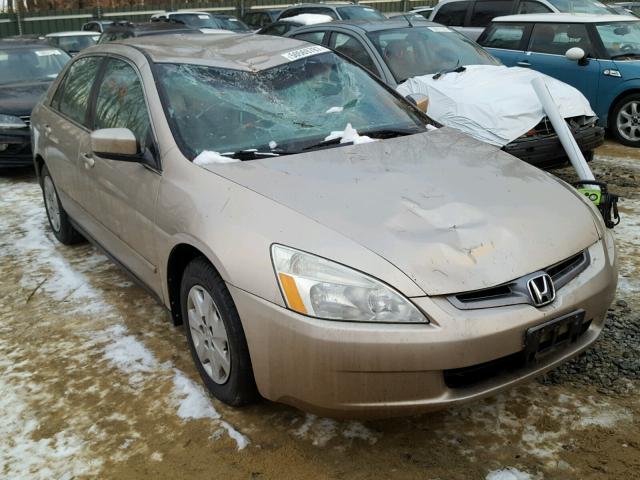 1HGCM55434A048507 - 2004 HONDA ACCORD LX GOLD photo 1