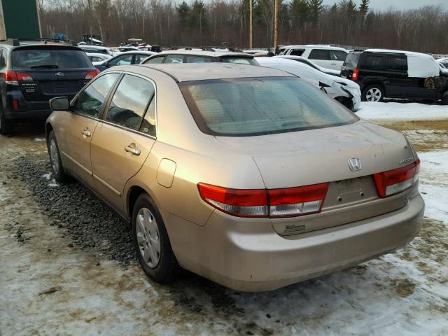 1HGCM55434A048507 - 2004 HONDA ACCORD LX GOLD photo 3