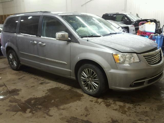 2C4RC1CG5ER224620 - 2014 CHRYSLER TOWN & COU SILVER photo 1