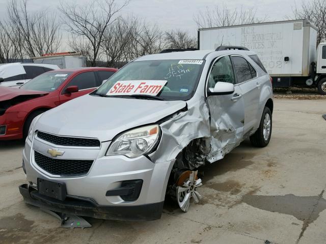 2GNALDECXB1311326 - 2011 CHEVROLET EQUINOX LT SILVER photo 2