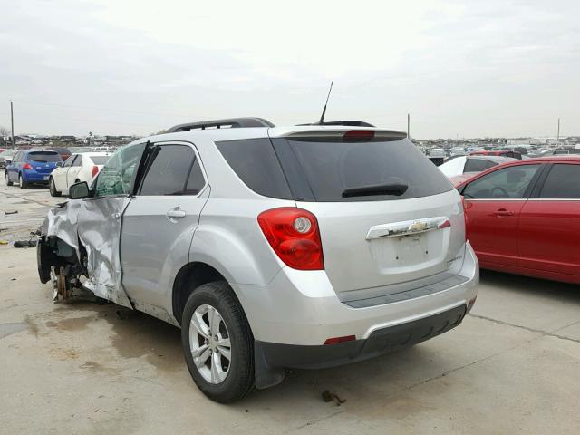 2GNALDECXB1311326 - 2011 CHEVROLET EQUINOX LT SILVER photo 3