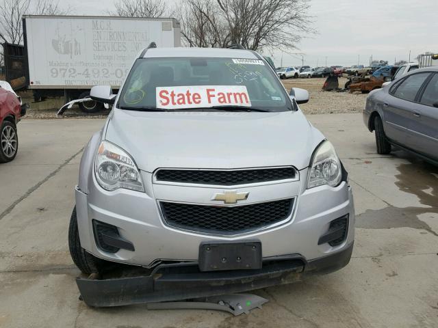 2GNALDECXB1311326 - 2011 CHEVROLET EQUINOX LT SILVER photo 9