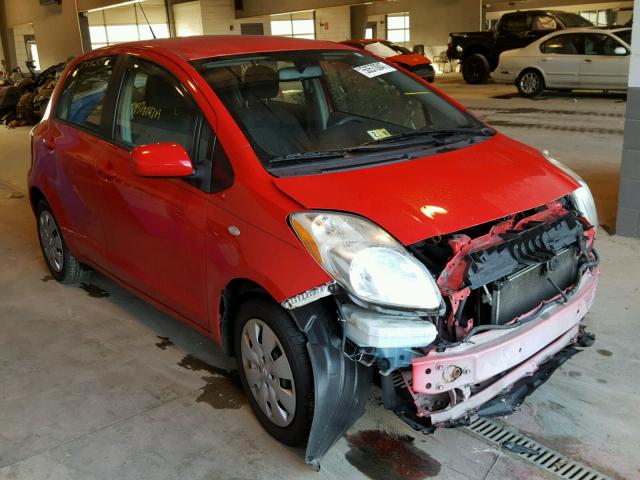 JTDKT4K32B5333417 - 2011 TOYOTA YARIS RED photo 1