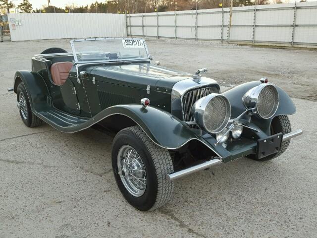 CA590441 - 1937 JAGUAR ROADSTER GREEN photo 1