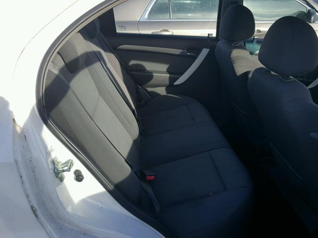 KL1TD56658B084589 - 2008 CHEVROLET AVEO BASE თეთრი ფოტო 6