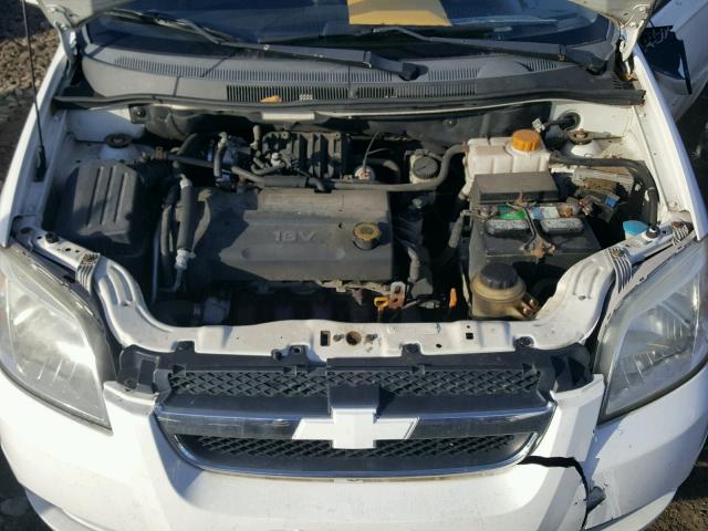 KL1TD56658B084589 - 2008 CHEVROLET AVEO BASE თეთრი ფოტო 7