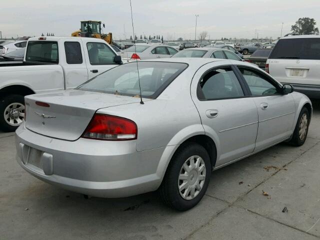 1C3EL46X36N107973 - 2006 CHRYSLER SEBRING SILVER photo 4