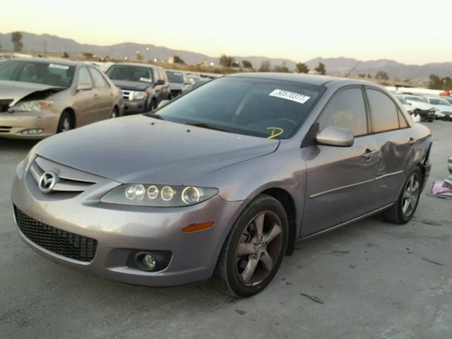 1YVHP80C865M48676 - 2006 MAZDA 6 I GRAY photo 2