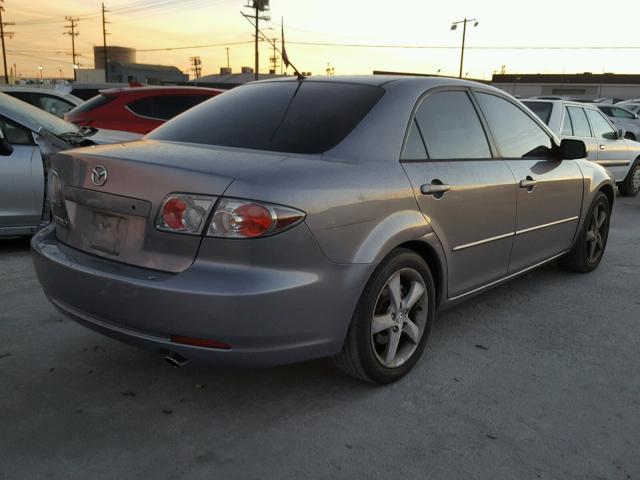 1YVHP80C865M48676 - 2006 MAZDA 6 I GRAY photo 4