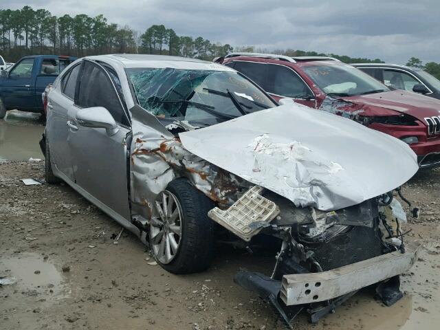 JTHBF5C29A5122652 - 2010 LEXUS IS 250 SILVER photo 1