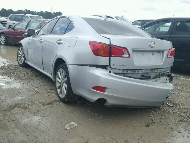 JTHBF5C29A5122652 - 2010 LEXUS IS 250 SILVER photo 3