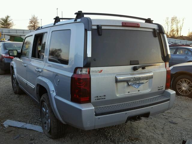 1J8HG58246C275873 - 2006 JEEP COMMANDER SILVER photo 3