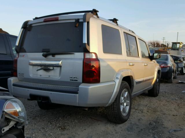 1J8HG58246C275873 - 2006 JEEP COMMANDER SILVER photo 4