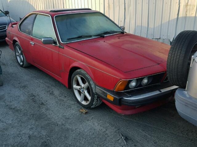 WBAEC7401H0607808 - 1987 BMW 635 CSI RED photo 1