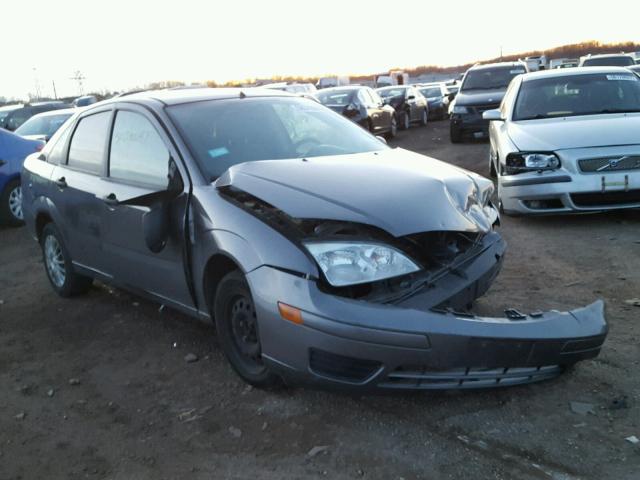 1FAFP34N47W287045 - 2007 FORD FOCUS ZX4 GRAY photo 1