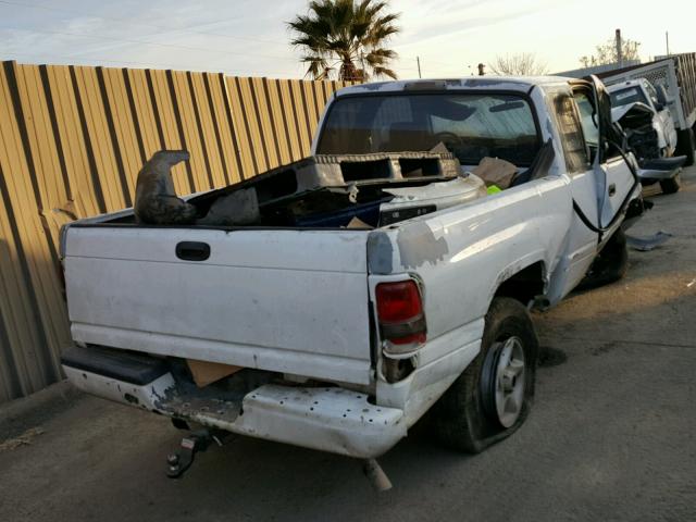 1B7HF13Y8VJ606480 - 1997 DODGE RAM 1500 WHITE photo 4