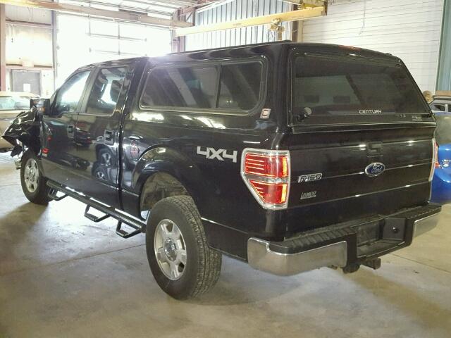 1FTFW1ET6CFA25701 - 2012 FORD F150 SUPER BLACK photo 3