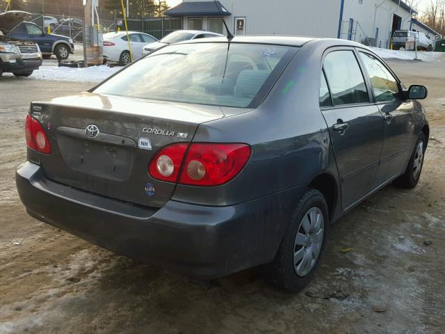 2T1BR32E57C844995 - 2007 TOYOTA COROLLA CE GRAY photo 4