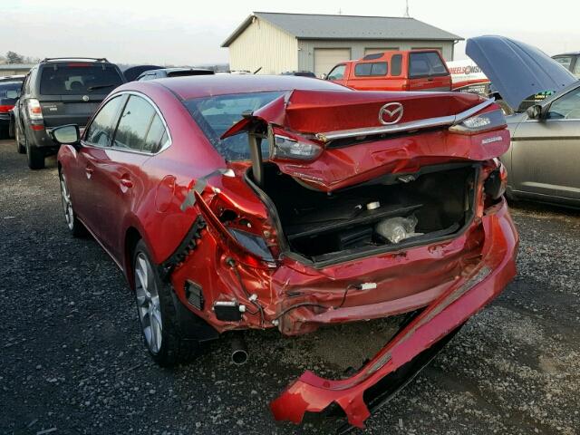 JM1GJ1V56G1463108 - 2016 MAZDA 6 TOURING RED photo 3