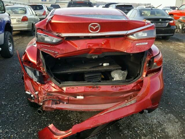 JM1GJ1V56G1463108 - 2016 MAZDA 6 TOURING RED photo 9