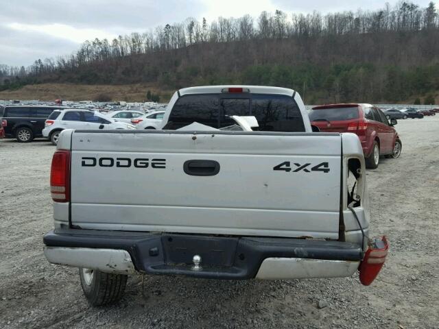 1D7HG32N24S560952 - 2004 DODGE DAKOTA SPO SILVER photo 6