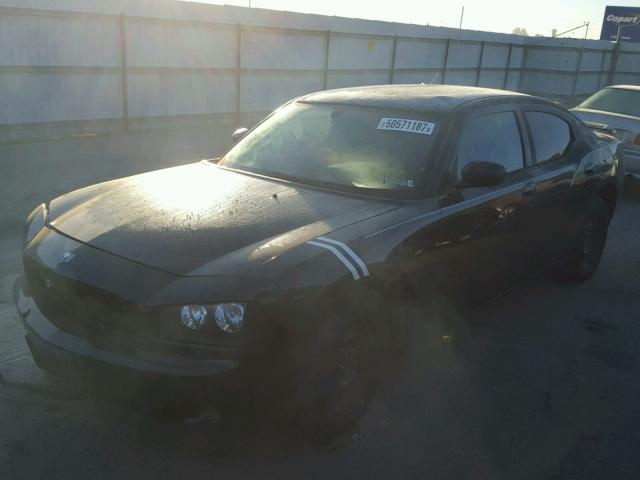 2B3KA43R07H850418 - 2007 DODGE CHARGER SE BLACK photo 2