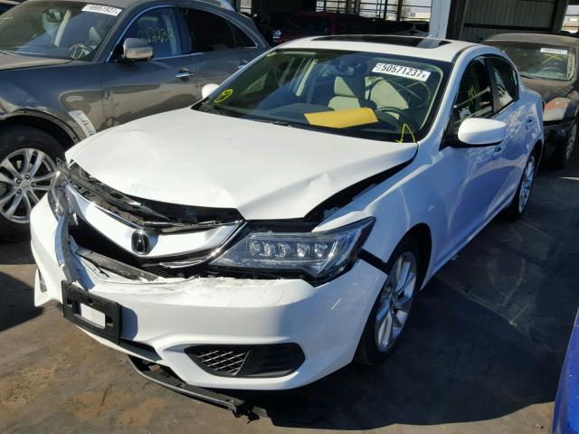 19UDE2F35GA021304 - 2016 ACURA ILX BASE WHITE photo 2