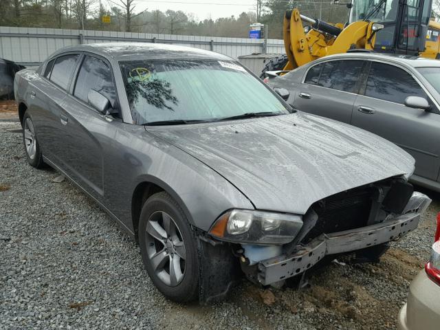 2C3CDXBGXCH123345 - 2012 DODGE CHARGER SE GRAY photo 1