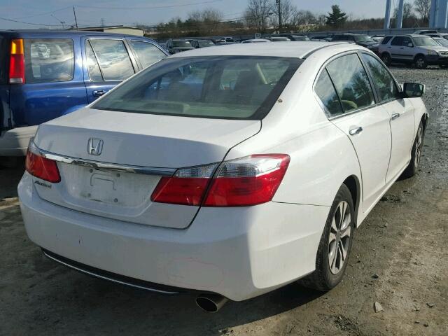 1HGCR2F3XFA187963 - 2015 HONDA ACCORD LX WHITE photo 4