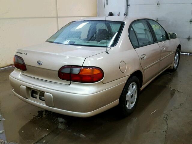 1G1NE52J516213138 - 2001 CHEVROLET MALIBU LS TAN photo 4