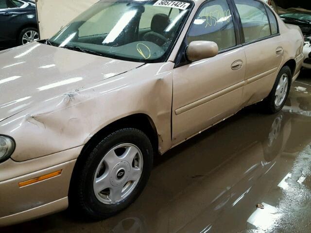 1G1NE52J516213138 - 2001 CHEVROLET MALIBU LS TAN photo 9