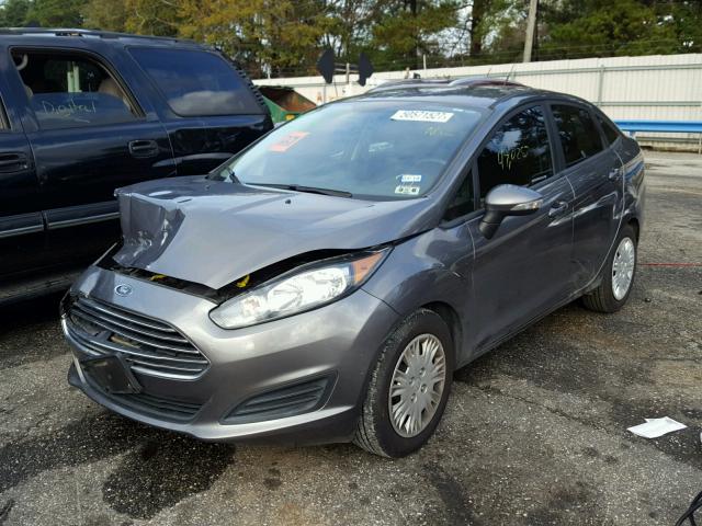 3FADP4BE7EM235048 - 2014 FORD FIESTA SE GRAY photo 2