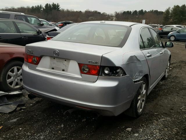 JH4CL969X6C005579 - 2006 ACURA TSX SILVER photo 4