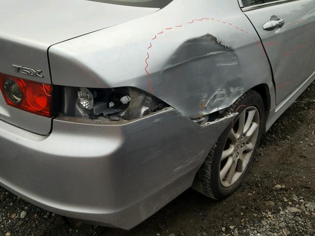 JH4CL969X6C005579 - 2006 ACURA TSX SILVER photo 9