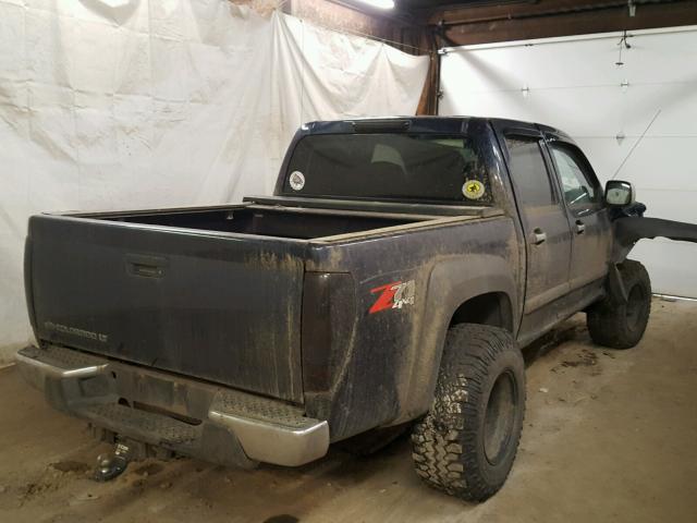 1GCDT13E478123348 - 2007 CHEVROLET COLORADO BLUE photo 4