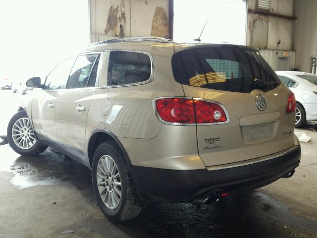 5GAER23798J228473 - 2008 BUICK ENCLAVE CX TAN photo 3