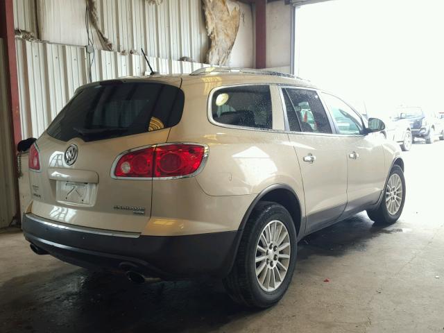 5GAER23798J228473 - 2008 BUICK ENCLAVE CX TAN photo 4