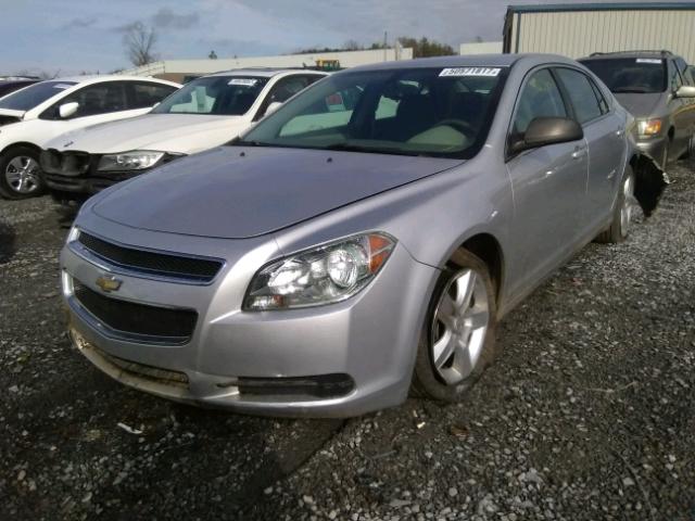 1G1ZB5EB1A4112866 - 2010 CHEVROLET MALIBU LS SILVER photo 2