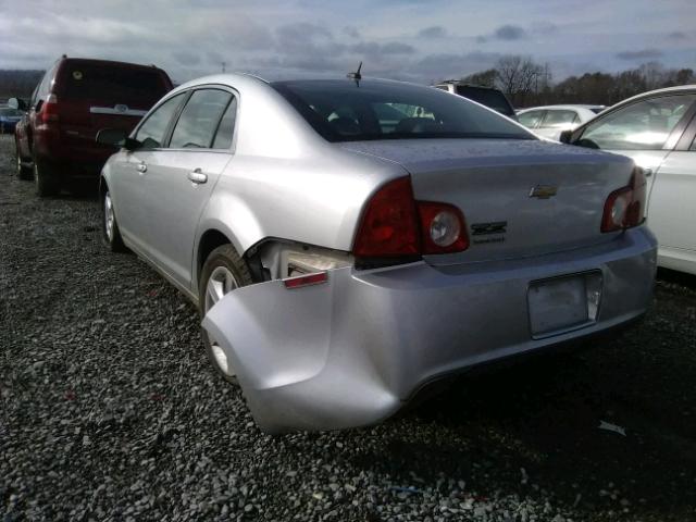 1G1ZB5EB1A4112866 - 2010 CHEVROLET MALIBU LS SILVER photo 3