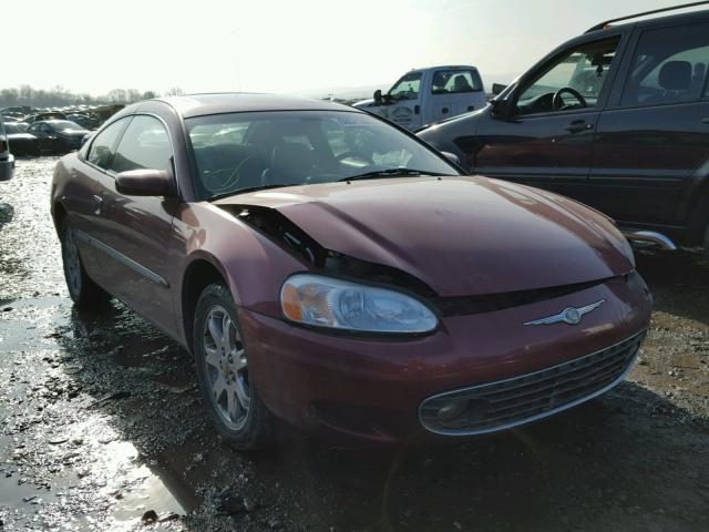 4C3AG52H02E131731 - 2002 CHRYSLER SEBRING LX RED photo 1