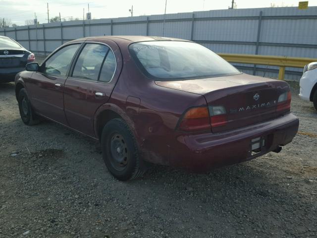 JN1CA21D7ST618864 - 1995 NISSAN MAXIMA GLE MAROON photo 3