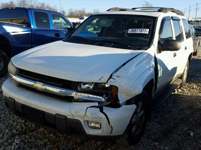 1GNET16S366117323 - 2006 CHEVROLET TRAILBLAZE WHITE photo 2