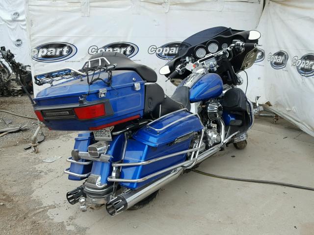 1HD1FC4167Y676504 - 2007 HARLEY-DAVIDSON FLHTCUI BLUE photo 4