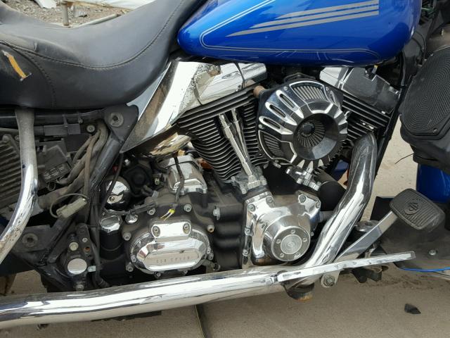 1HD1FC4167Y676504 - 2007 HARLEY-DAVIDSON FLHTCUI BLUE photo 7
