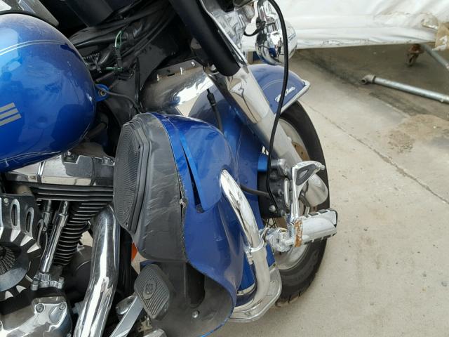 1HD1FC4167Y676504 - 2007 HARLEY-DAVIDSON FLHTCUI BLUE photo 9