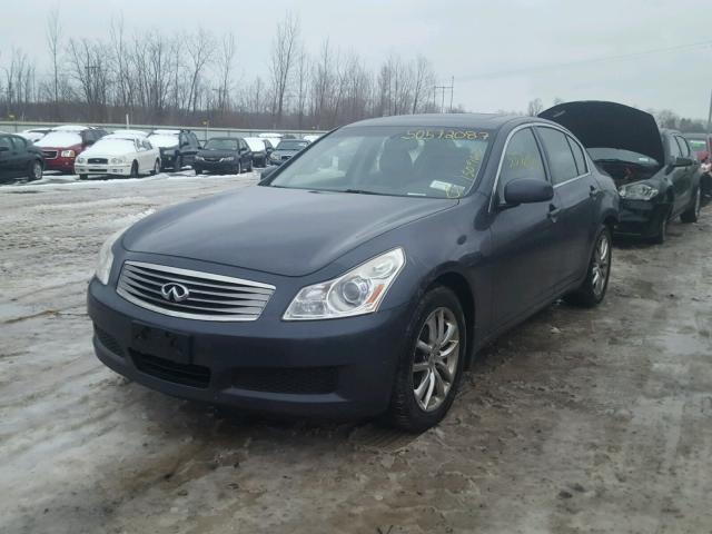 JNKBV61F38M279561 - 2008 INFINITI G35 BLUE photo 2