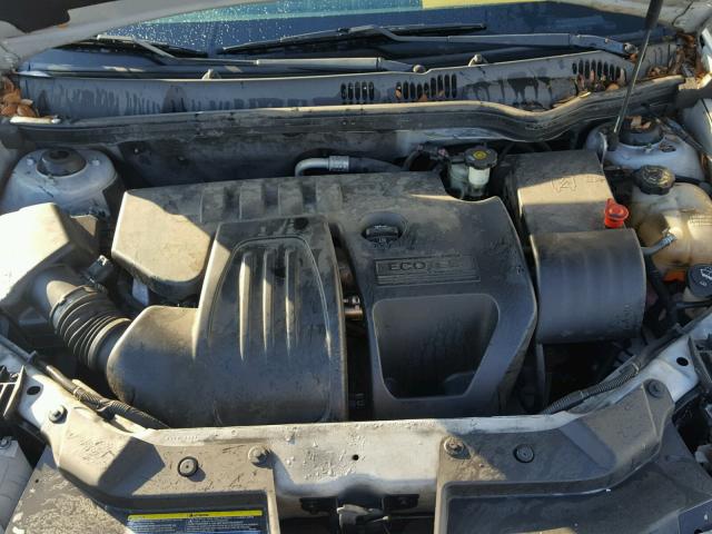 1G1AL58F287262583 - 2008 CHEVROLET COBALT LT SILVER photo 7