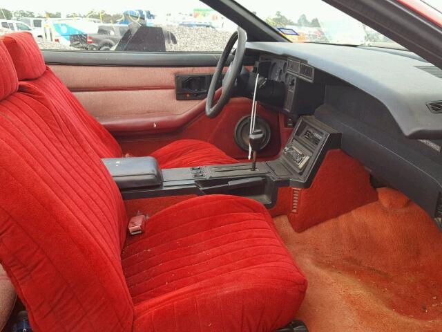 1G1FP31E0KL153635 - 1989 CHEVROLET CAMARO RED photo 5