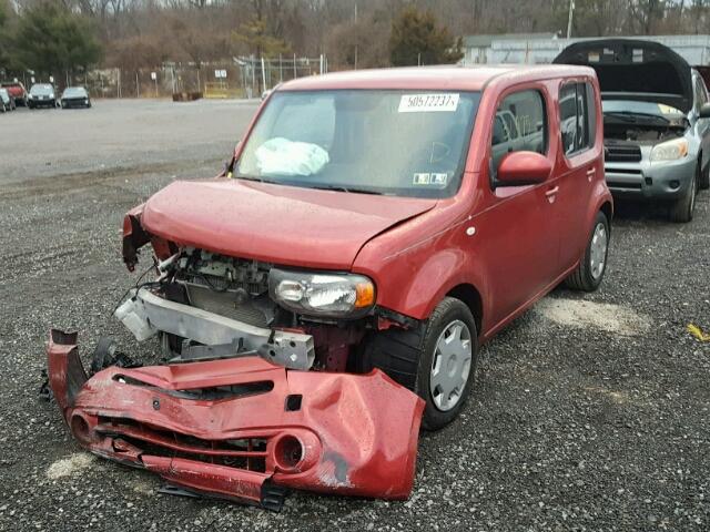 JN8AZ28R89T122291 - 2009 NISSAN CUBE BASE RED photo 2