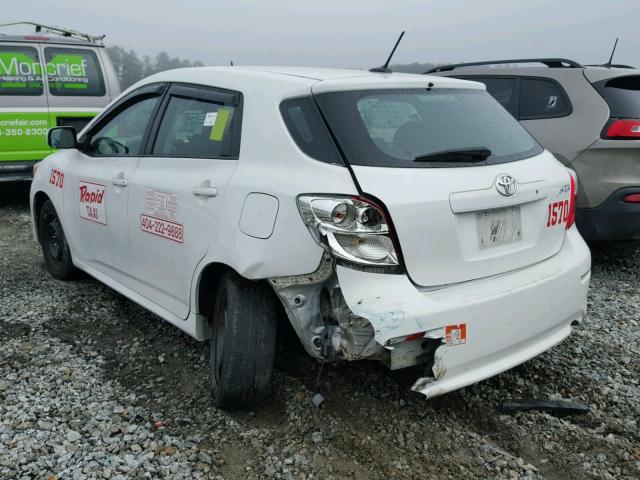 2T1KU4EEXDC930816 - 2013 TOYOTA COROLLA MA WHITE photo 3